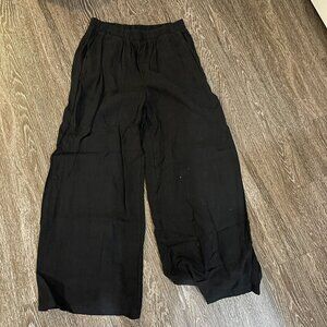 Black Linen Pants
